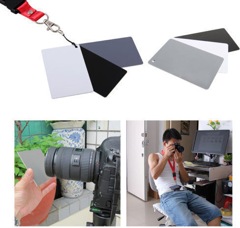 3în1 Fotografie digitală Expunere Echilibru de culoare 8,5cm X 5,5cm