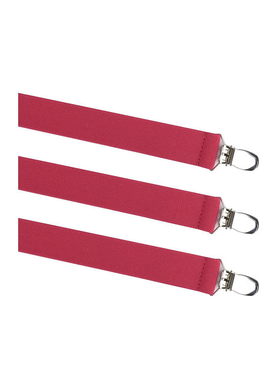 Elastic Braces Adjustable Bordeaux Synthetic Classic