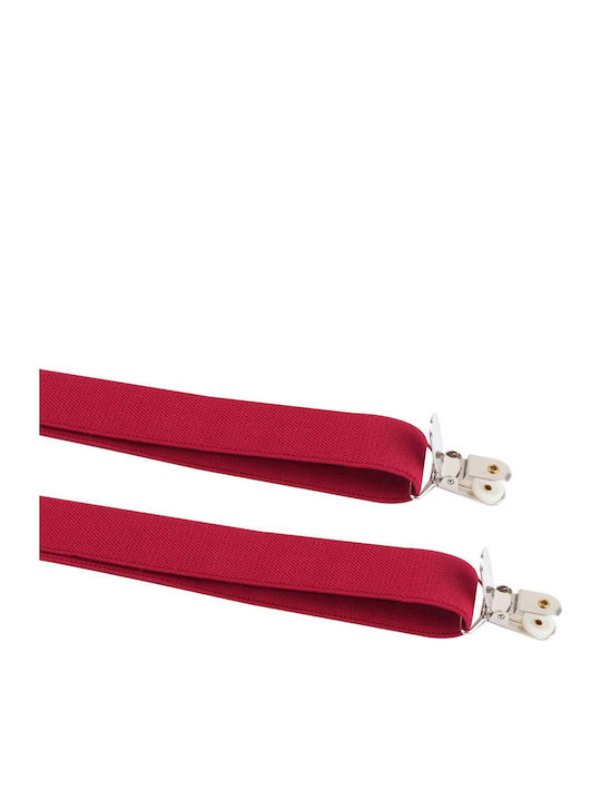 Elastic Braces Adjustable Bordeaux Synthetic Classic