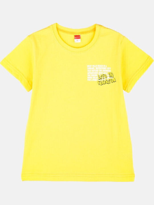 Joyce Kids Clothing Set with Shorts Yellow/Blue 3 Pieces