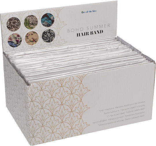 Boho-Sommer Haarband 100% Polyester 22,5x9cm In 6 Designs