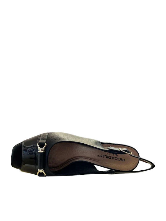Piccadilly 2409728-1 Sandale anatomice pentru femei Negru