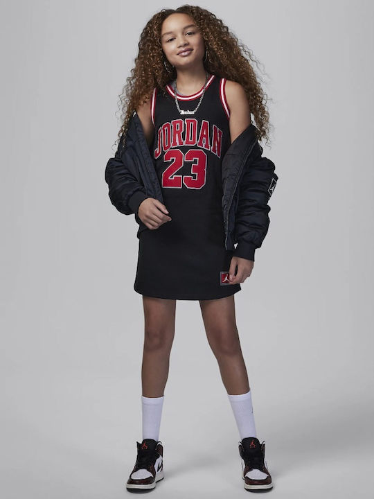 Nike Παιδικό Φόρεμα Jordan 23 Μαύρο