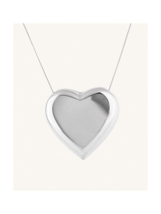 StanStefan Necklace with design Heart from Steel