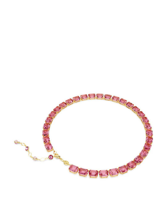 Swarovski Millenia Necklace Octagon Cut Halskette Vergoldet