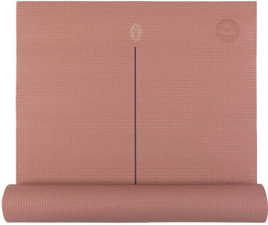 Bodhi Στρώμα Γιόγκα Leela Με Γραμμή “hamsa” - Rose Tan 183 X 60 Cm, 4.5 Mm Βάρος: 1,4 Kg