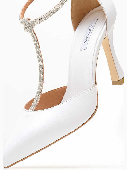Women's Pumps & Peeptoes High 202711t White Leather Mortoglou