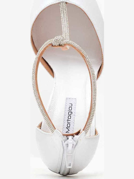 Women's Pumps & Peeptoes High 202711t White Leather Mortoglou