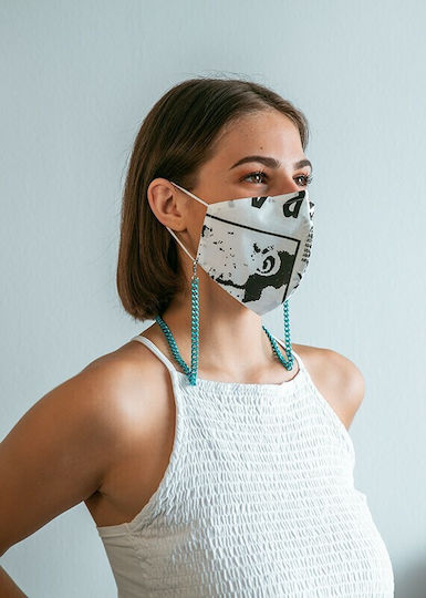 V-store Kette für Schutzmaske in Hellblau Farbe 1Stück NY-3