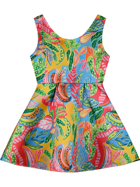 Rochie pentru Copii Fără mâneci Floral Floral