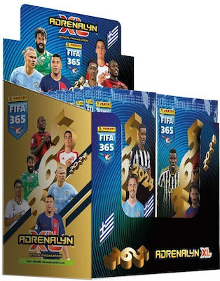 Panini Fifa 365 2024 - Pachet de cărți Adrenalyn Premium pentru afișare (6 cărți)