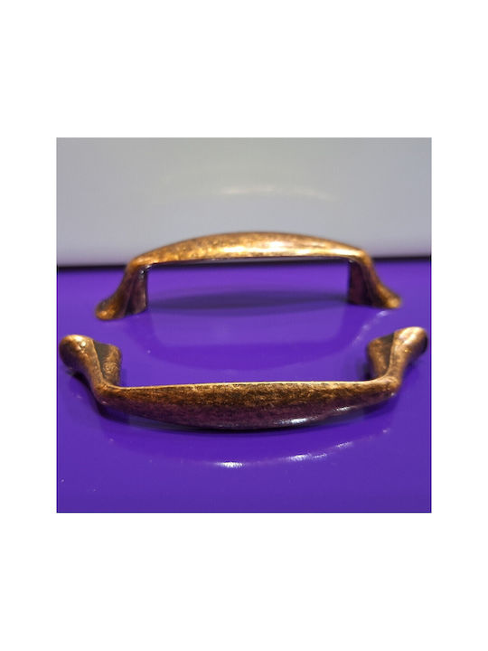 Acm 11845-064-brz1 Klassischer Möbelgriff Farbe: Kupfer Antik Abmessung 6,4cm
