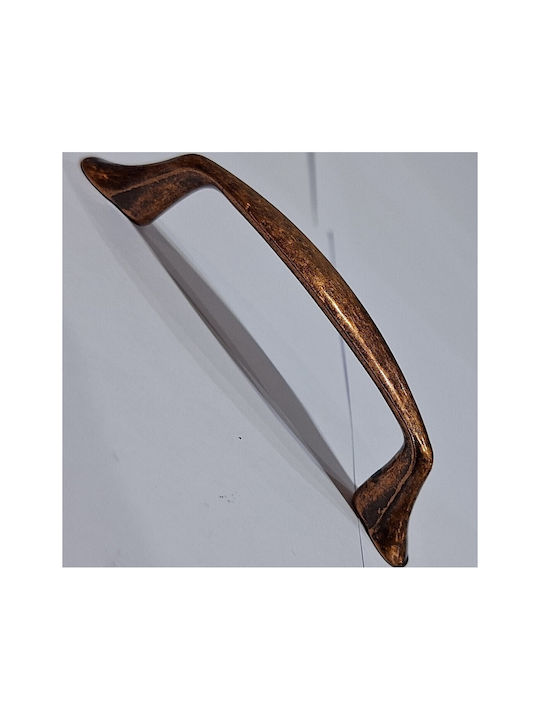 Klassischer Möbelgriff Acm 11846-096-brz1 Farbe: Kupfer Antik Abmessung 9,6cm