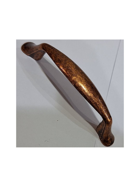 Klassischer Möbelgriff Acm 11846-096-brz1 Farbe: Kupfer Antik Abmessung 9,6cm