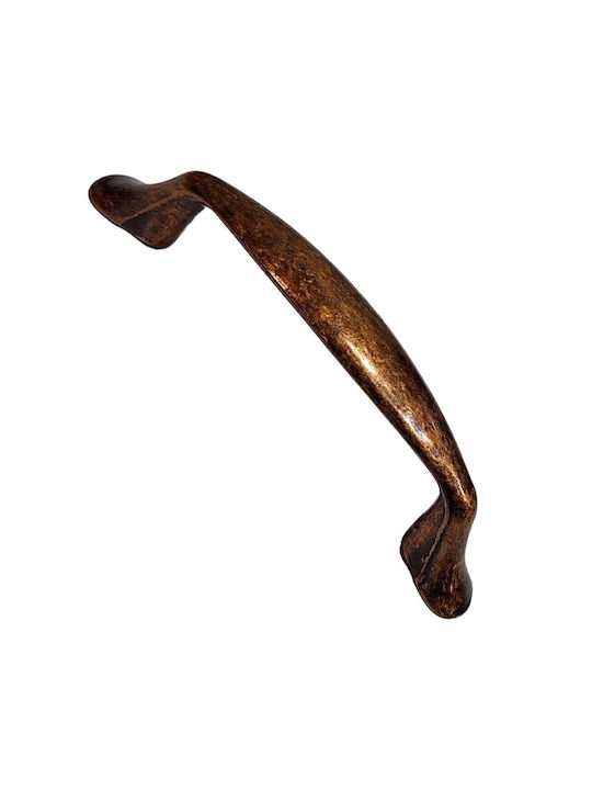 Klassischer Möbelgriff Acm 11846-096-brz1 Farbe: Kupfer Antik Abmessung 9,6cm