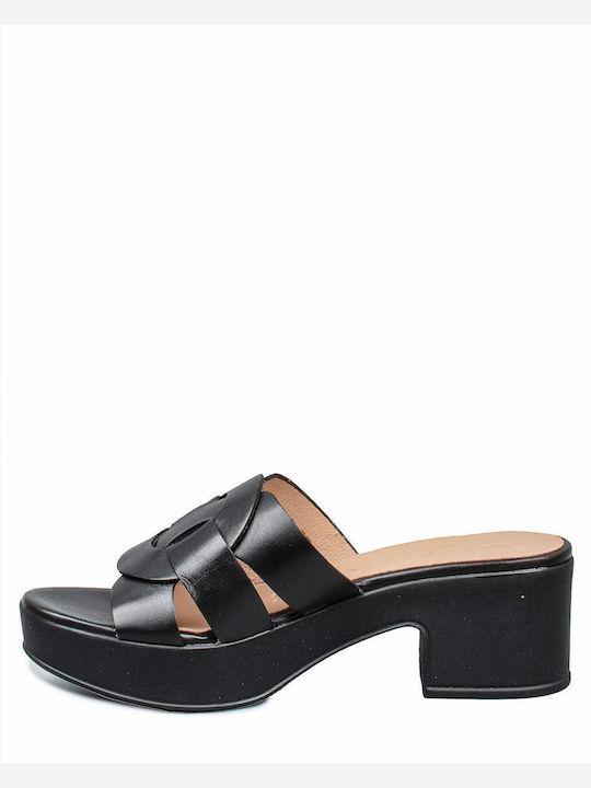 Γυναικεία Μules Wonders D-8840-p Iseo V Negro Black