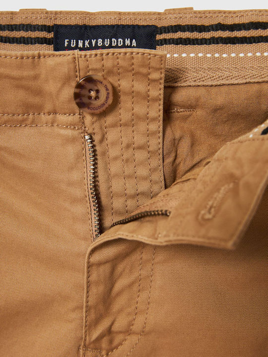 Funky Buddha Herrenshorts Cargo Vintage Beige