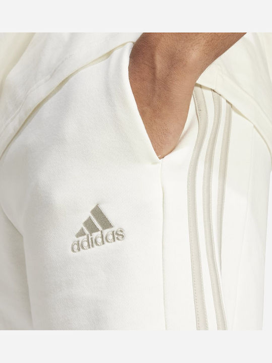 adidas Essentials French Terry 3-Stripes IS1344 Ανδρικό Σορτς Λευκό