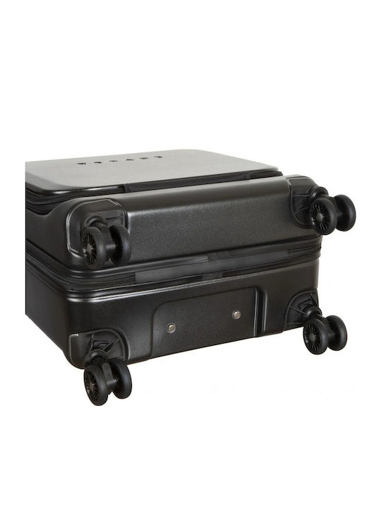 Verage Reisekoffer Kabine Hart Schwarz mit 4 Räder Höhe 50cm