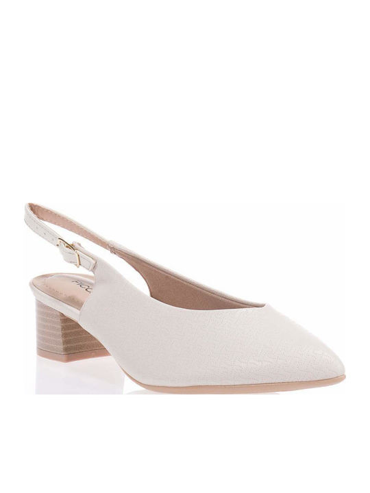 Piccadilly 739031-38 Off-white Slingback Γοβες