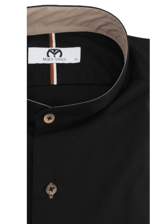 Makis Tselios Shirt Mao Λευκο Tc682.b1568.2