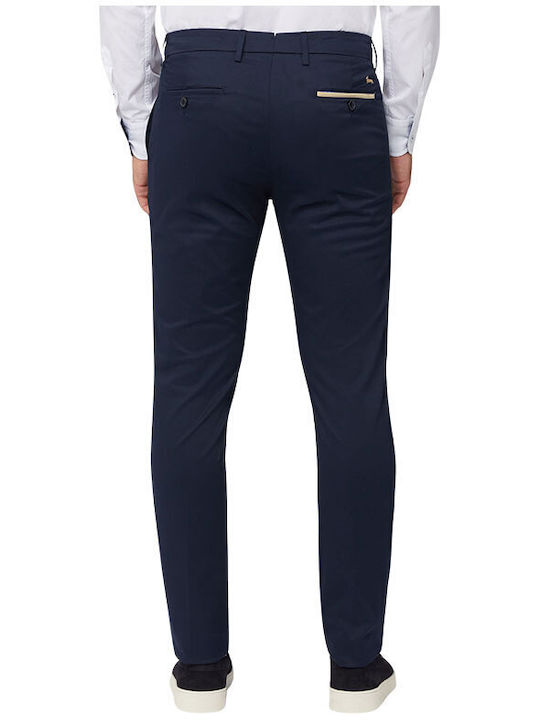 Harmont & Blaine Herrenhose Chino in Slim Passform Blau