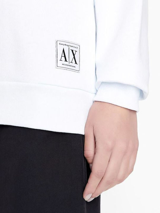 Armani Exchange Women's Sweatshirt 3lym27 Yj5vz 1100 White Colour White Size 1 Xs