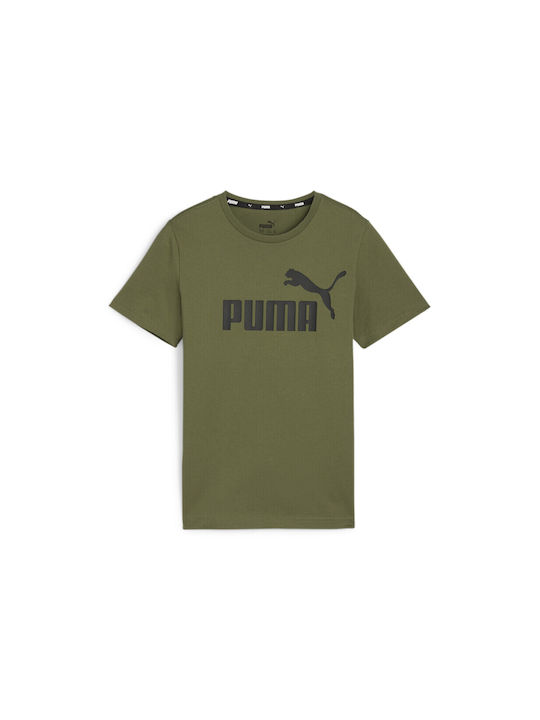 Puma Kinder-T-Shirt Khaki