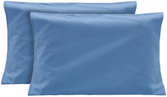 Heinner Σετ Μαξιλαροθήκες με Φάσα Blue 50x70εκ.