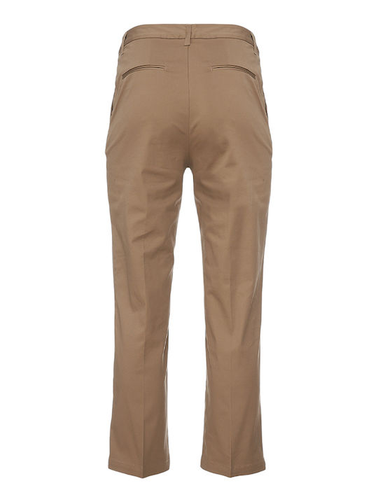 Scotch & Soda Women's Chino Trousers Beige