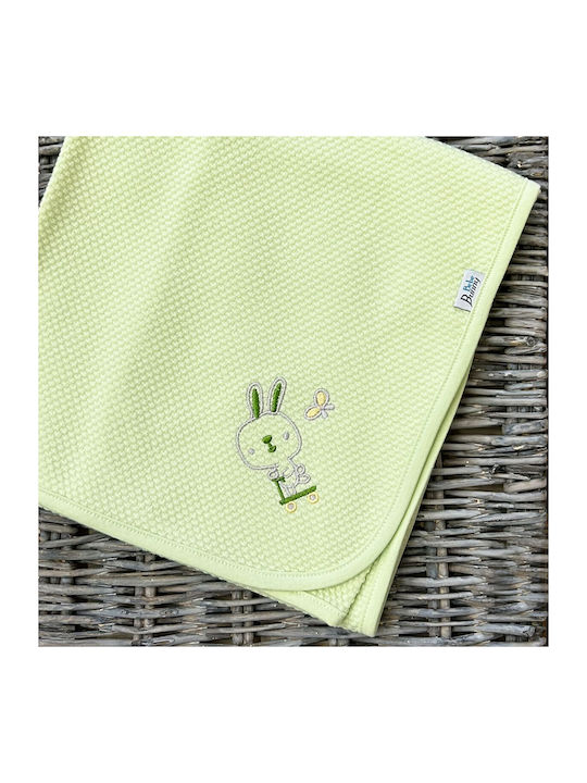 Bunny Bebe Swaddle Wrap Light Green