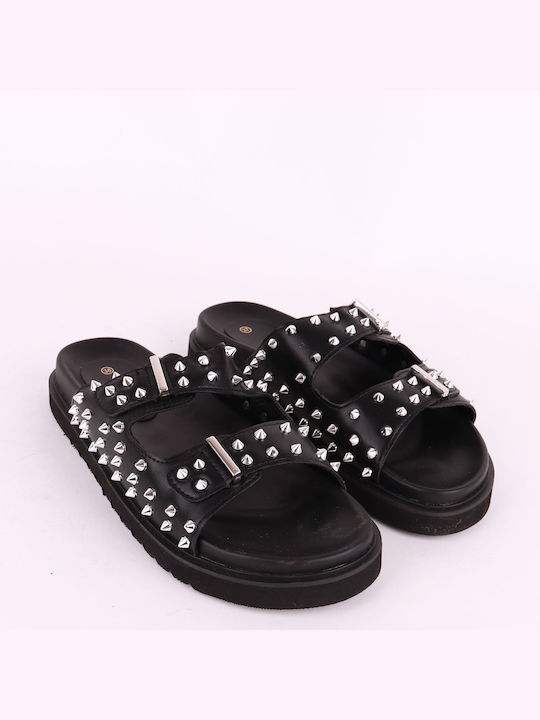 Alta Moda Damen Flache Sandalen in Schwarz Farbe