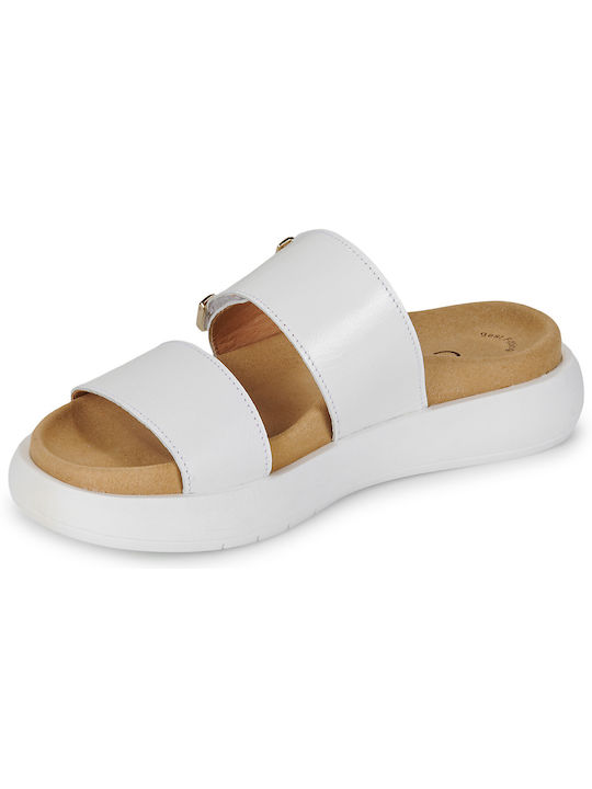 Gabor Women's Flat Sandals in White Color