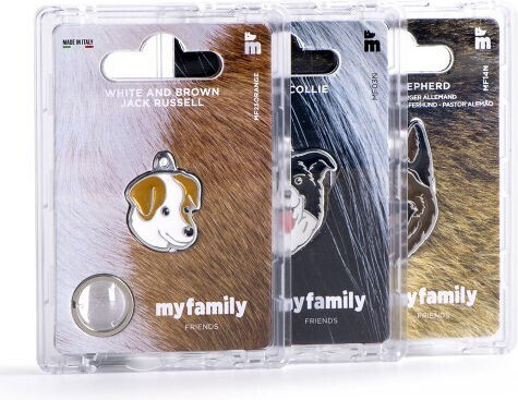 Ταυτότητα Σκύλου My Family Pug Black