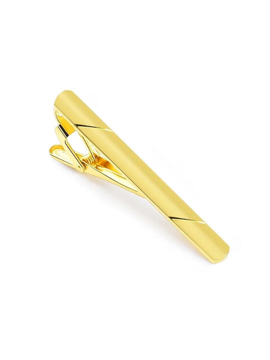 Legend Accessories Silver Tie Clip Gold