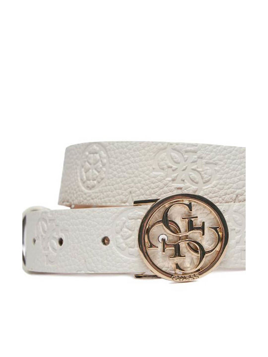 Guess Adjustable Women's Belt White