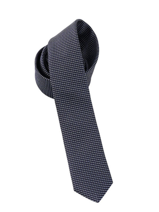 Hugo Boss Men's Tie Silk Printed in Navy Blue Color
