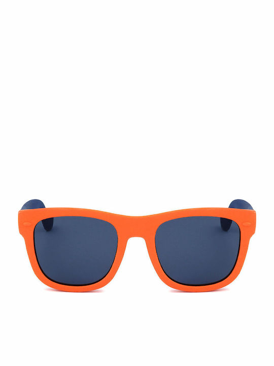 Havaianas Paratysqps Unisex Sunglasses with Orange Plastic Frame and Blue Lens