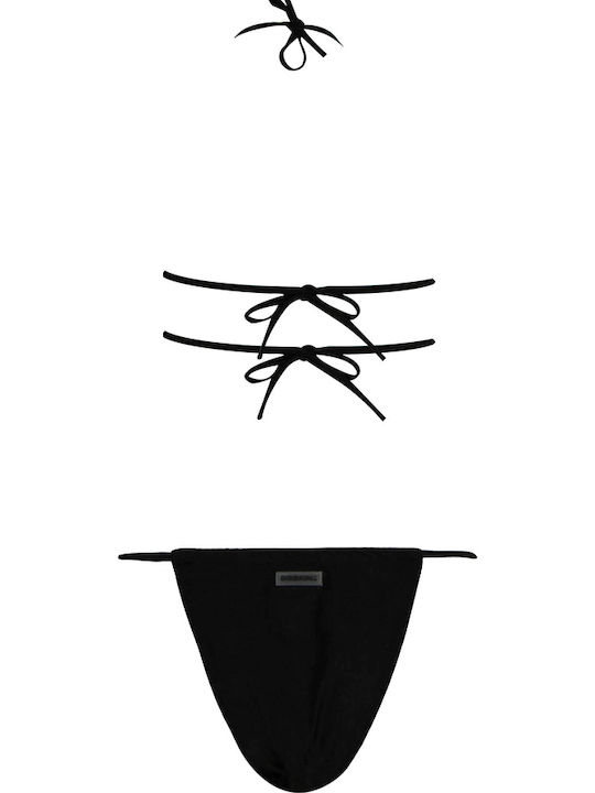Set Bikini Τριγωνάκι Μαυρο