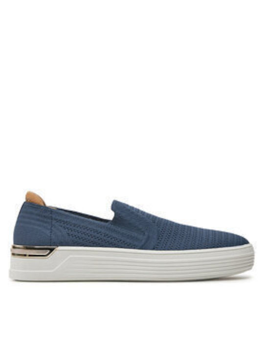 S.Oliver Stoff Damen Slip-Ons Marineblau