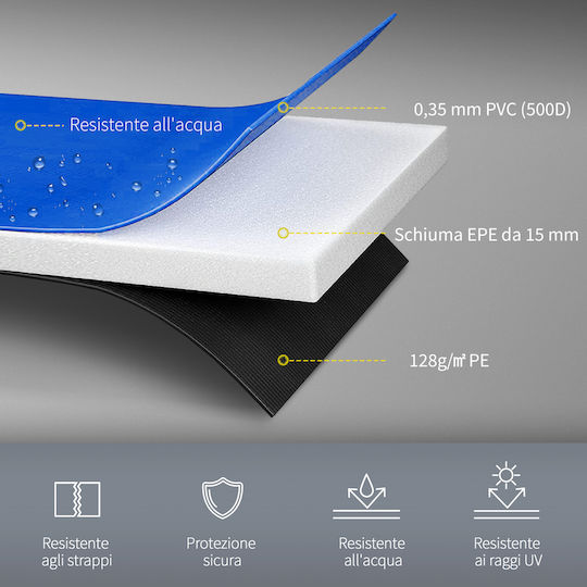 Homcom Trampolin Schutzhülle (ø366 Cm)