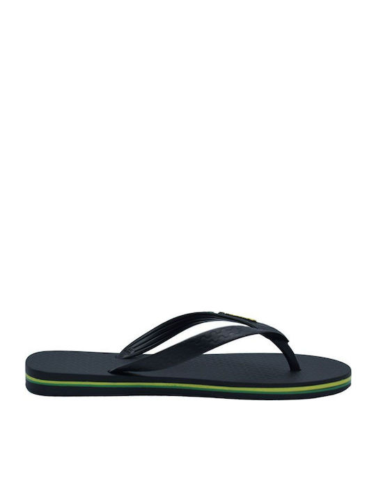 Herren Vegane Flip Flops von Ipanema aus 100% recycelbarem Material / Schwarzes Gel