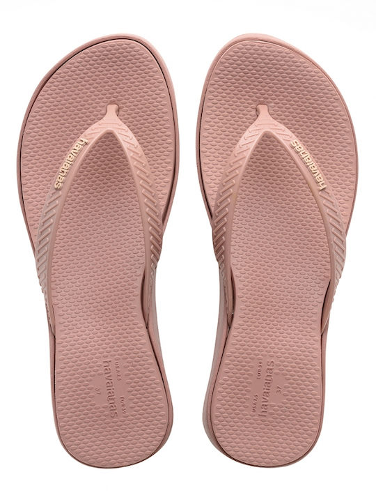 Дамски чехли Havaianas High Platform - Nude 4149329