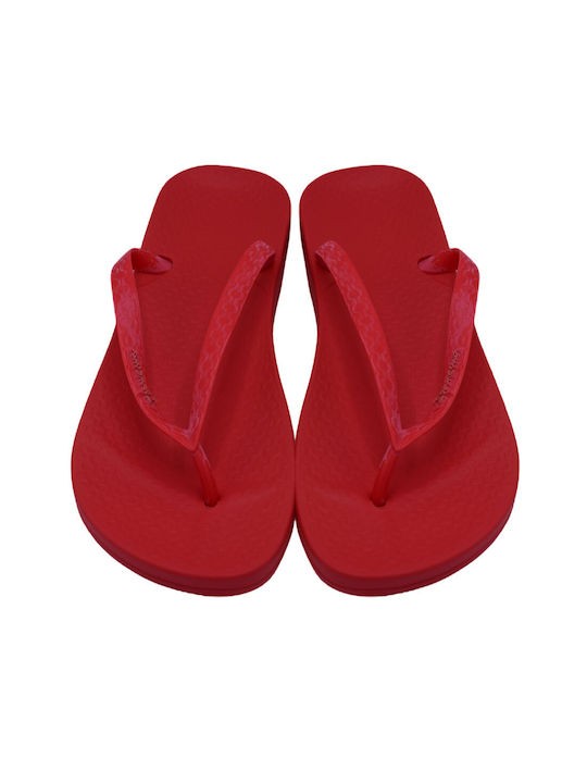 Ipanema Women's Anatomical Vegan Anatomical Flip Flops Made of Recyclable Material In Red
