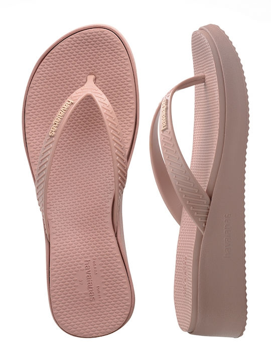 Havaianas High Platform Zehentrenner - Nude 4149329