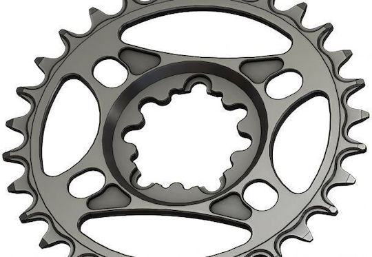 30t Narrow Wide Chainring For Sram Direct Dub Black Anodized