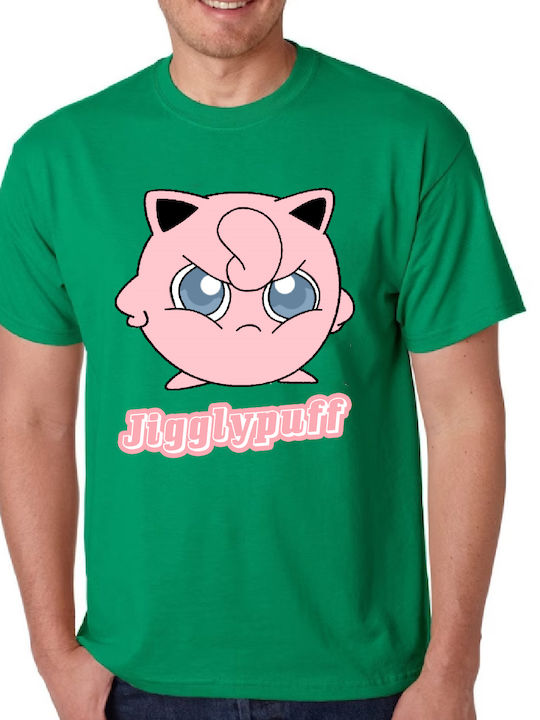 Fruit of the Loom Pokemon Jigglypuff Original T-shirt Pokemon Βαμβακερό Pokemon Jigglypuff Original