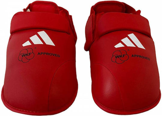 Adidas Wkf-geprüfte Karate-Fußschützer, rot