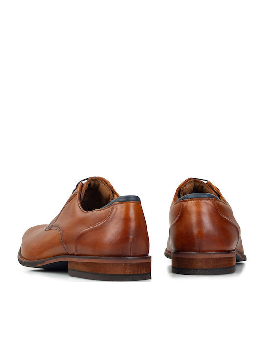 CraftArlo Lace Handmade Men's Leather Dress Shoes Tabac Brown