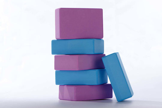 Niyamas Yoga Blocks Μωβ 2τμχ